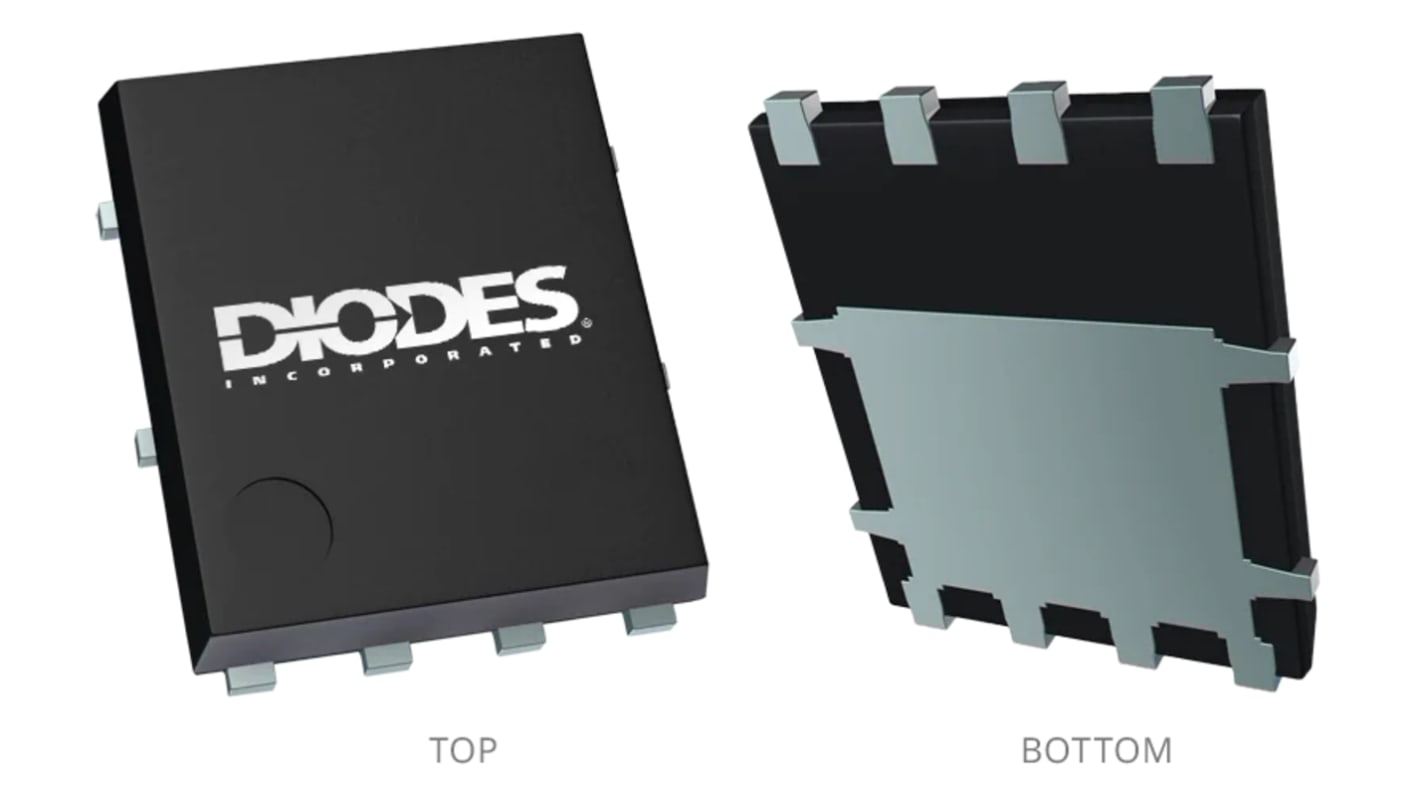 N-Channel MOSFET, 25 A, 100 V PowerDI5060-8 Diodes Inc DMTH10H038SPDW-13