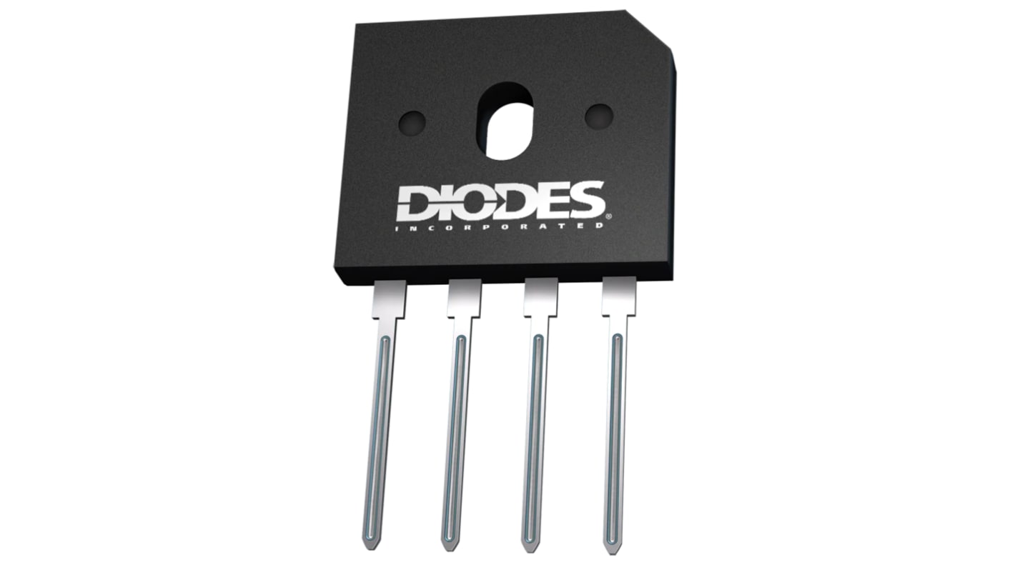 DiodesZetex 整流用 ブリッジダイオード 8A, 600V, GBU806-01-LS