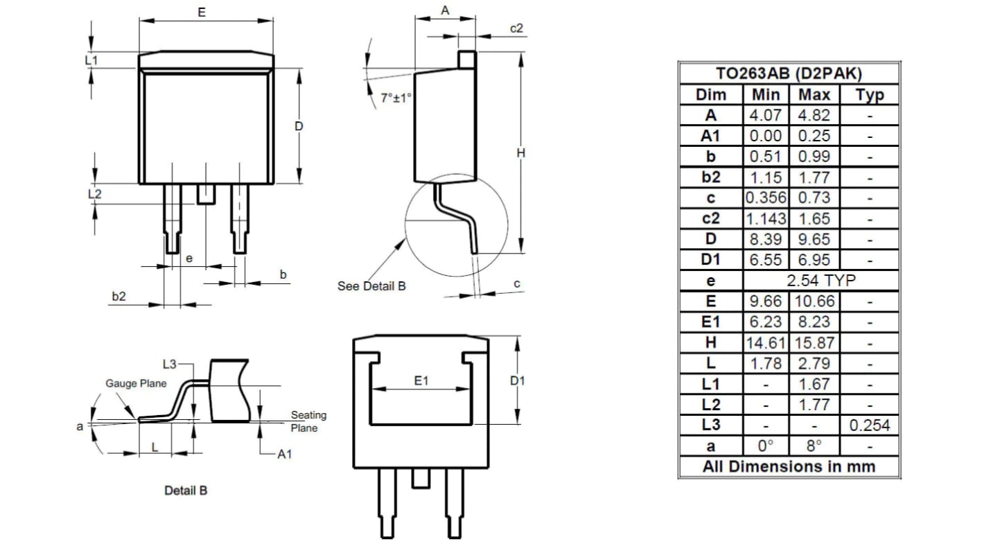 DiodesZetex Gleichrichter & Schottky-Diode, 200V TO263AB (D2 PAK)