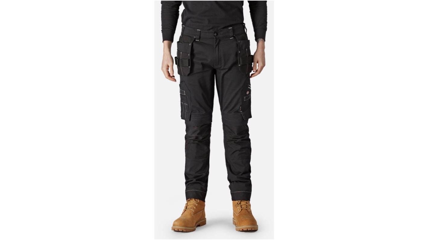 Dickies Black Men's Trousers 30 - 38in, 30cm Waist