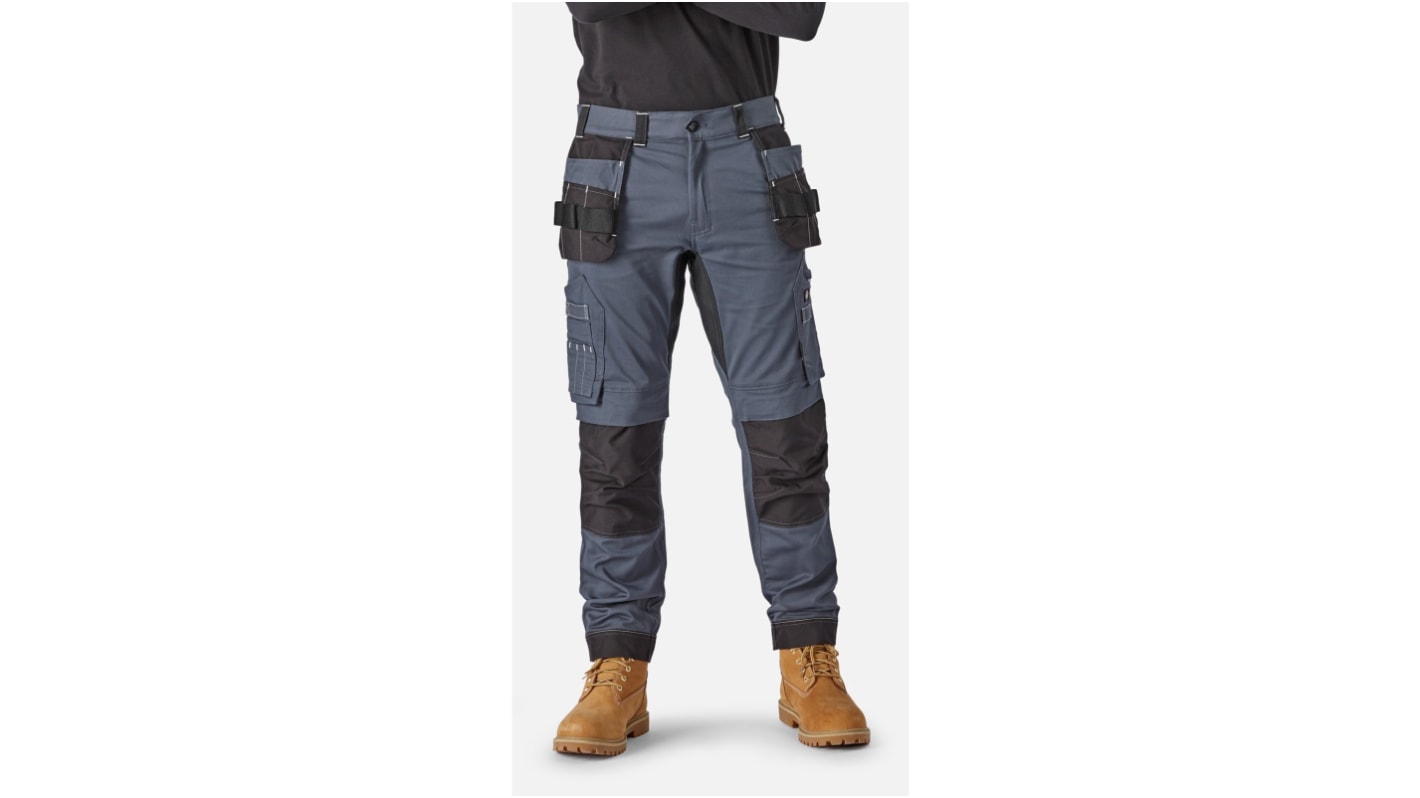 Dickies Grey Men's Trousers 30 - 38in, 32cm Waist