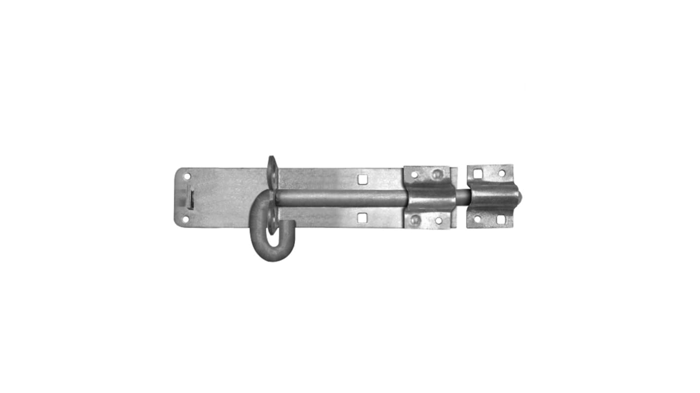 RS PRO Steel Padlockable Galvanised Door Bolt