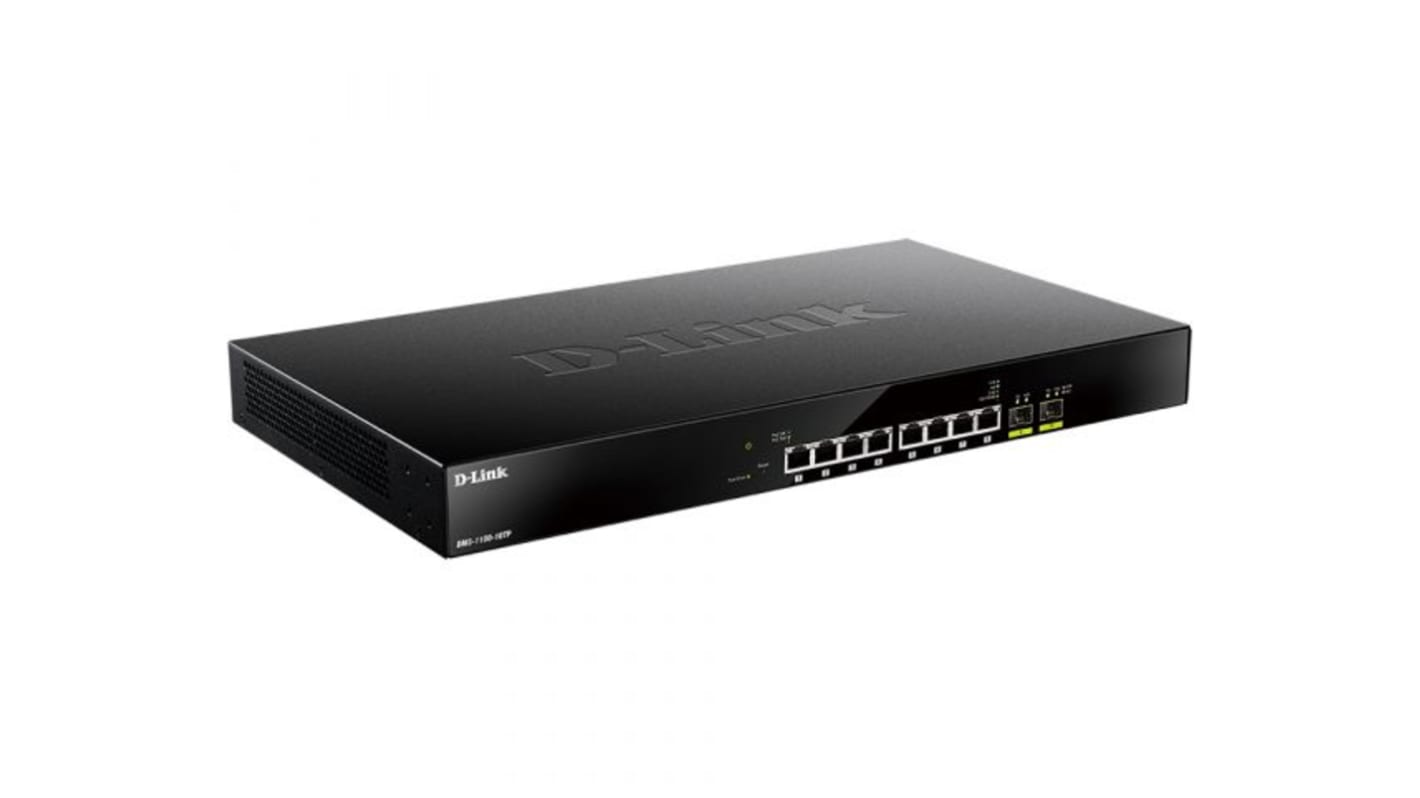 Switch gestionado D-Link con PoE, 10 puertos