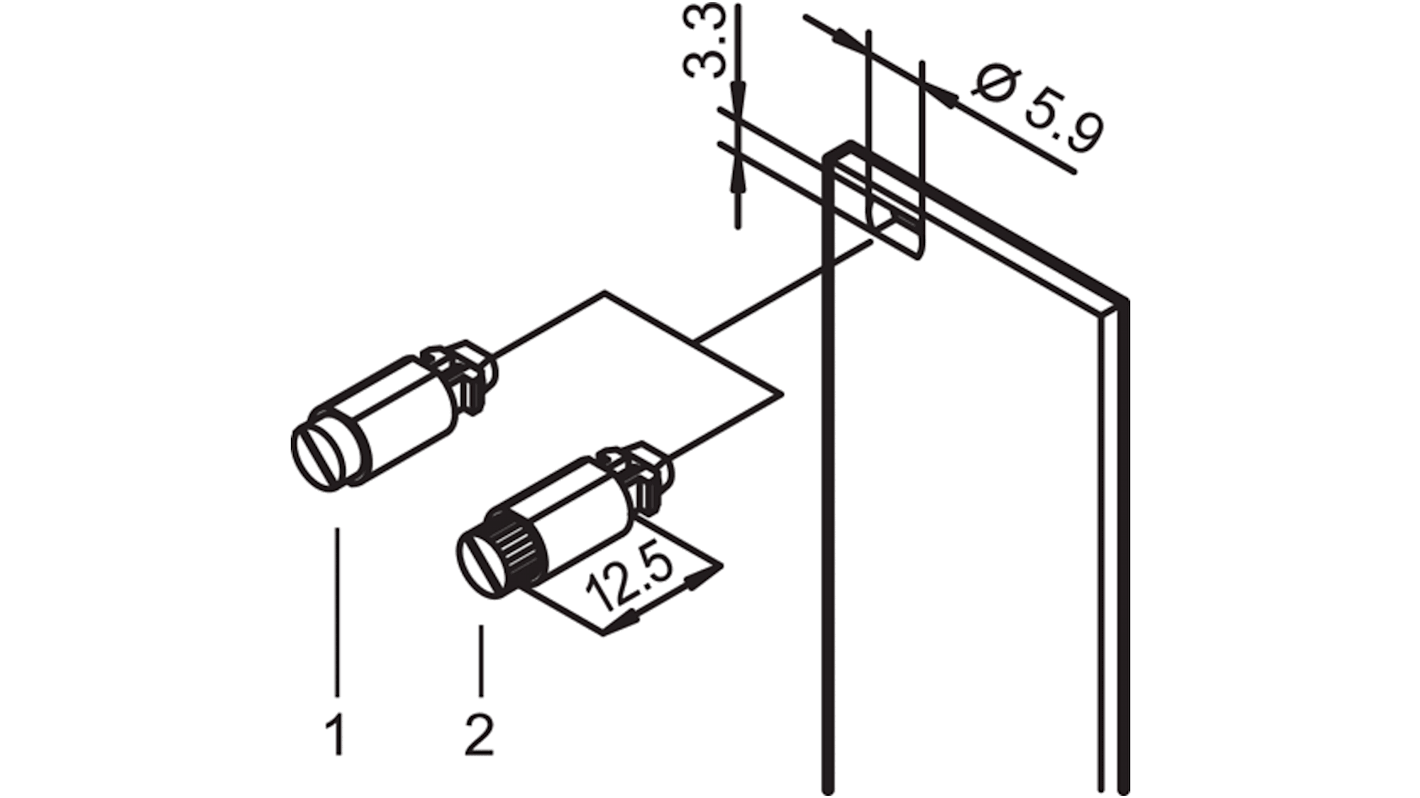 Kit de hardware nVent SCHROFF de Acero, para usar con Paneles frontales