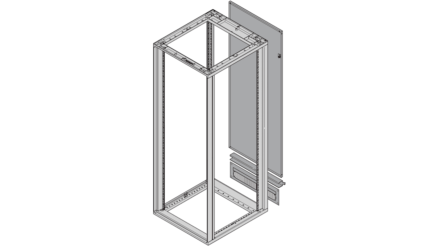 Panel stelażowy Panel tylny do szafy RACK nVent SCHROFF 733 (H) x 553 (W)mm