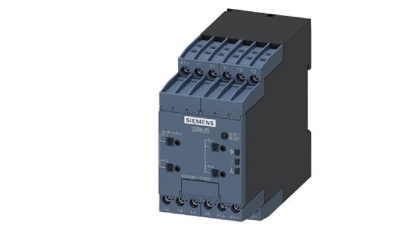Relè di monitoraggio Resistenza Siemens 3UG45832CW31, DPDT