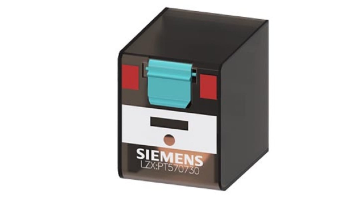 Relé de potencia Siemens, 4PDT, bobina 230V ac, 2A, enchufable