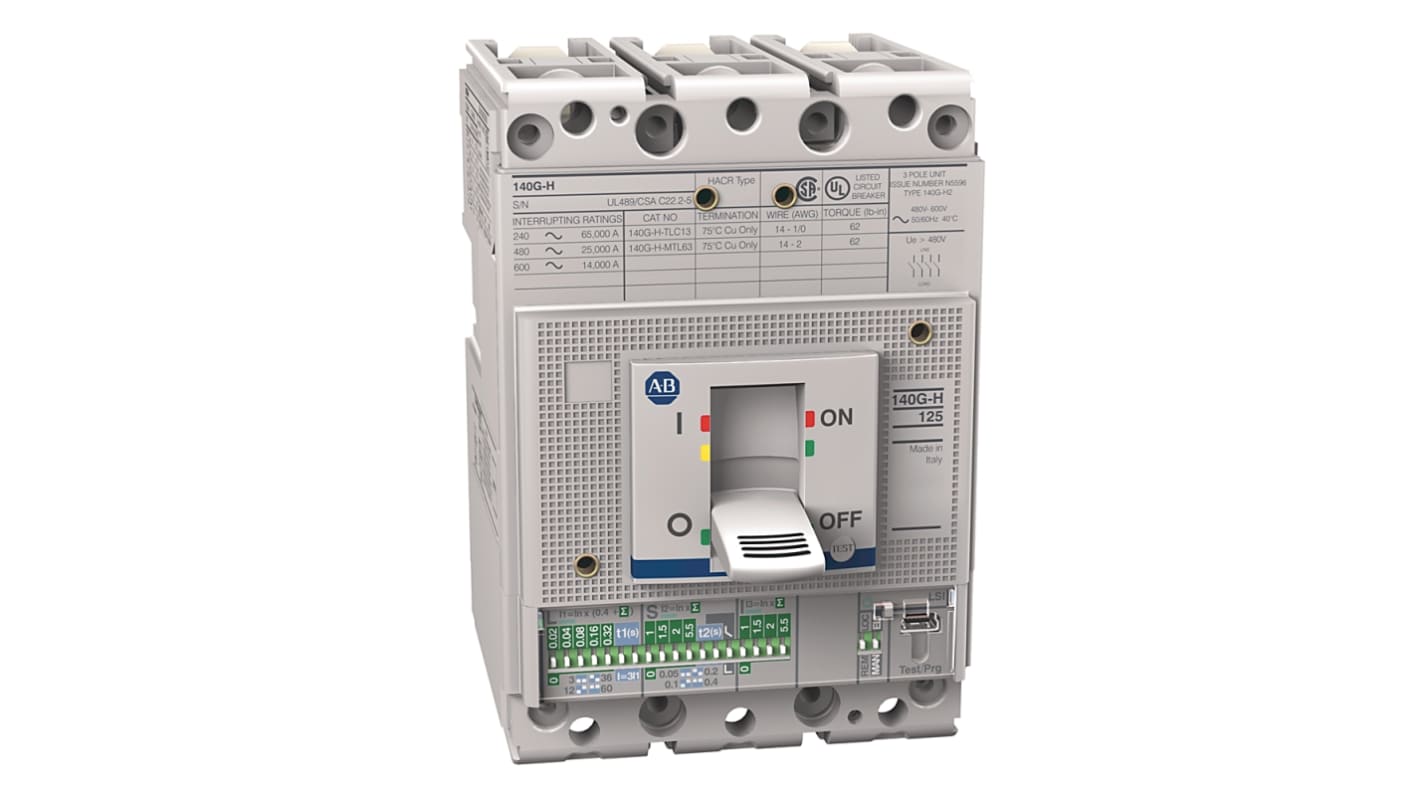 140GH3C3C25 Rockwell Automation MCCB Molded Case Circuit Breaker 3P