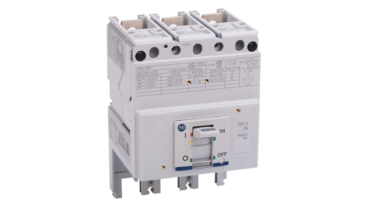 Estructura de cubierta Rockwell Automation 140G-J3X3 140G para uso con Disyuntor 140G, 140MG