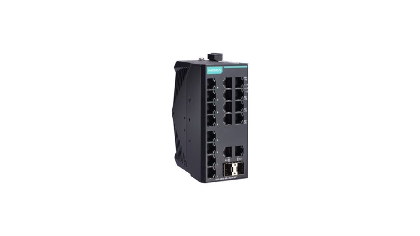 Switch Ethernet MOXA, 16 RJ45