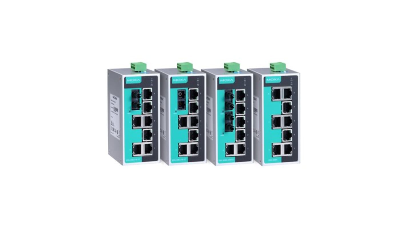 MOXA Nem felügyelt Ethernet Switch 6 db RJ45 port, 100Mbit/s