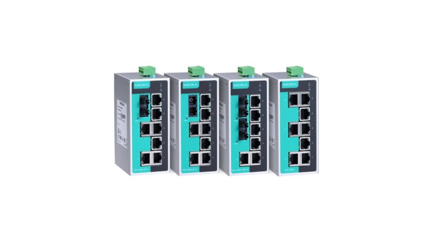 Switch Ethernet MOXA, 6 RJ45