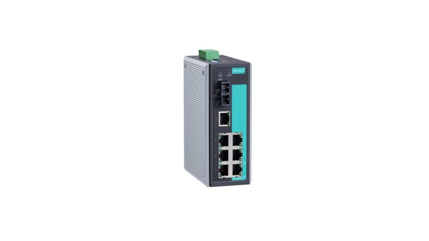 MOXA Nem felügyelt Ethernet Switch 7 db RJ45 port, 100Mbit/s