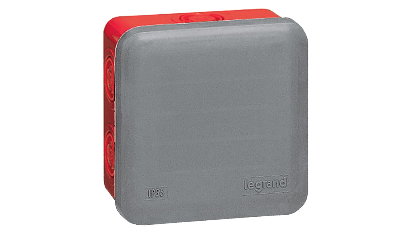 092009 Legrand Plastic Junction Box, IP55, 88 x 88 50mm RS