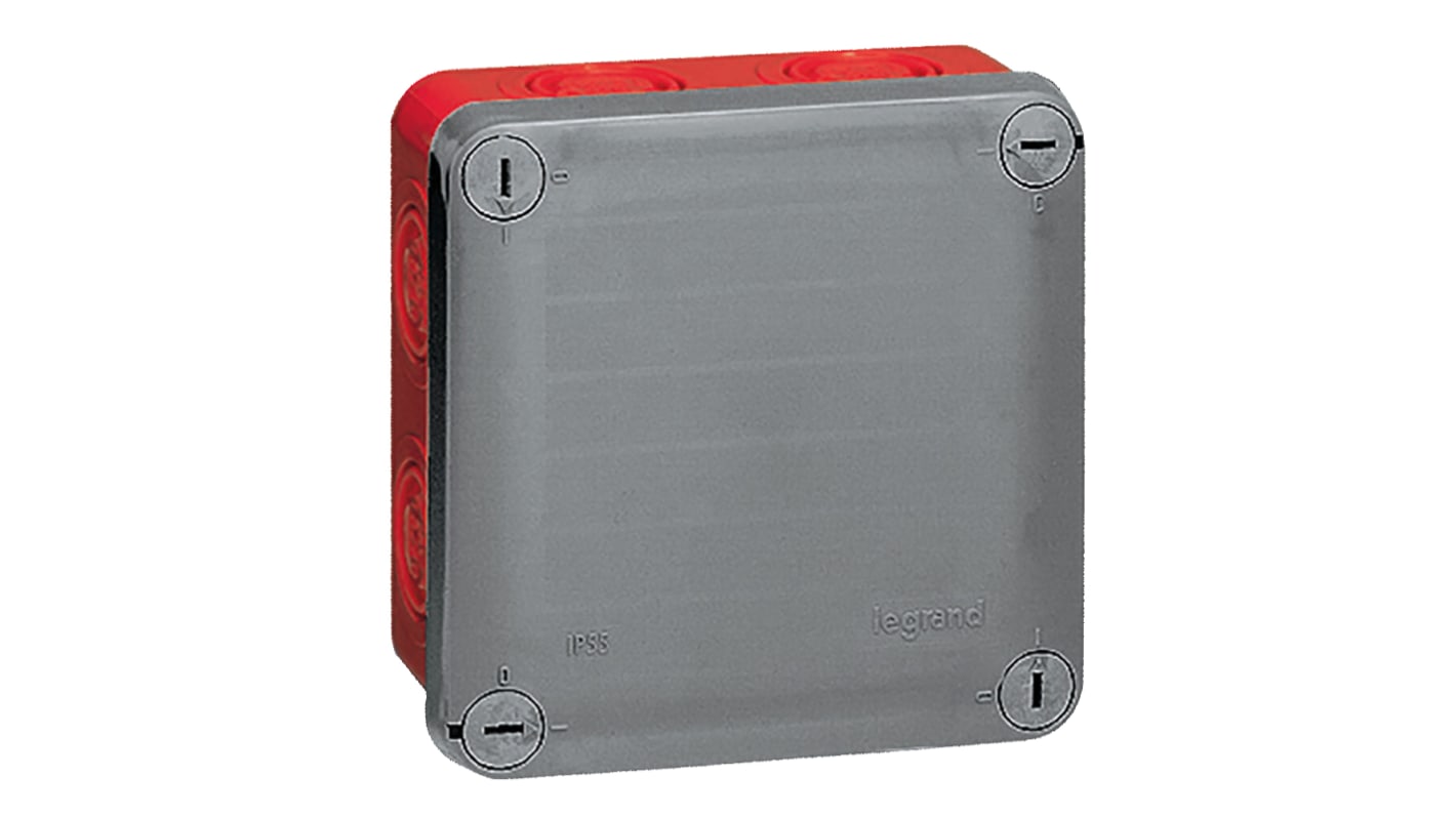 Legrand Plastic Junction Box, IP55, 115 x 115 x 58mm