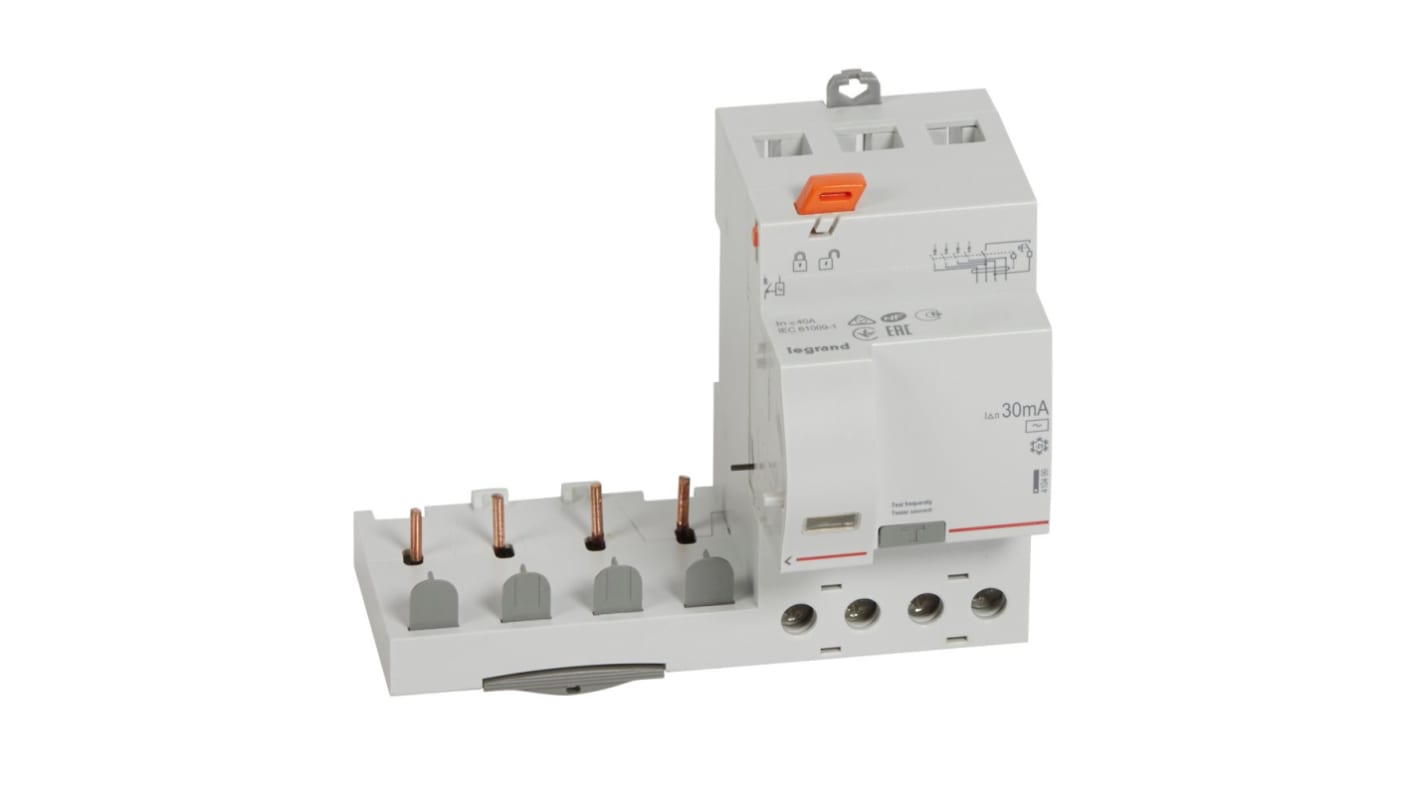 Legrand MCB, 30mA, 4 Pole, 400V