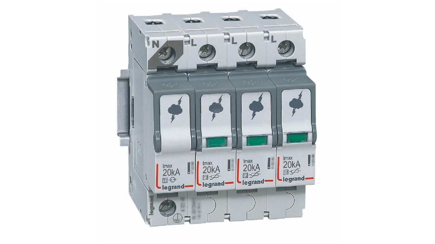 412225 Legrand Surge Protection Device 415 V Maximum Voltage Rating