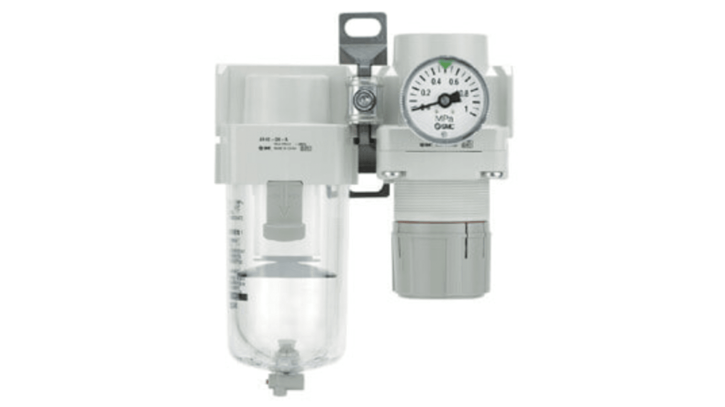 SMC AW-A Filter Regulator, 5μm, G 1/2, Auto