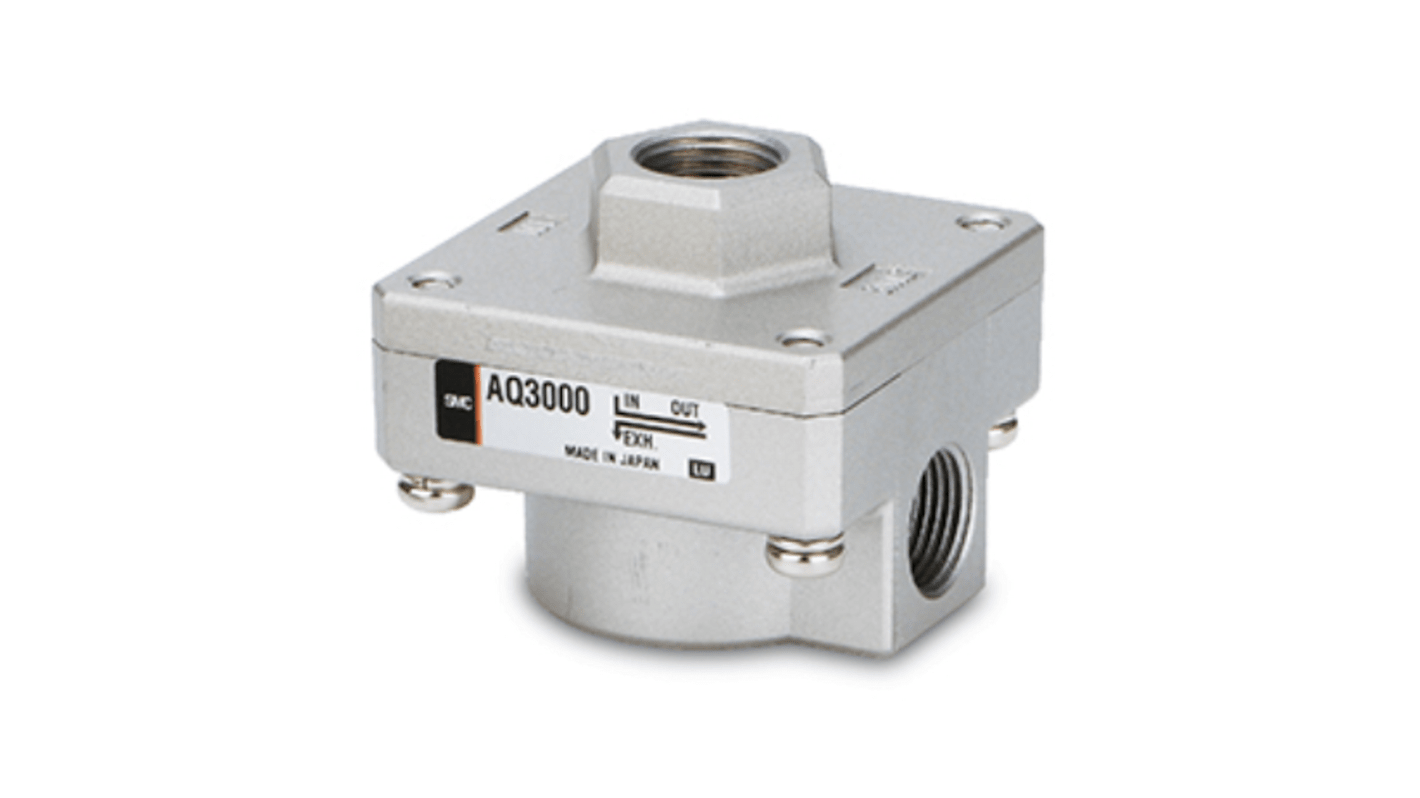 AQ500006 SMC Exhaust Valve, Rc 3/4 Female x 0.1 MPa, Threaded, 135mm