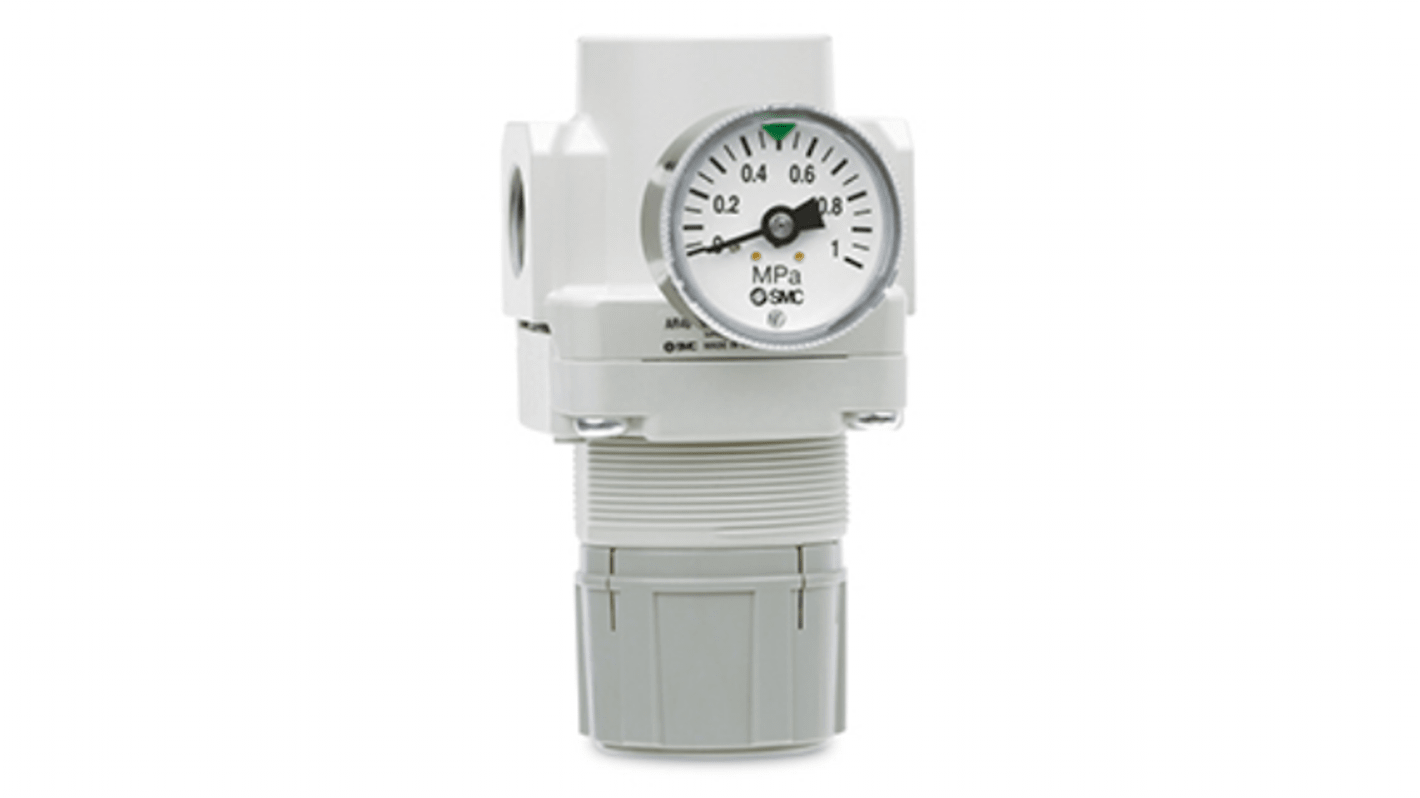 SMC AW-A Filter Regulator, 5μm, M5 x 0.8, Auto