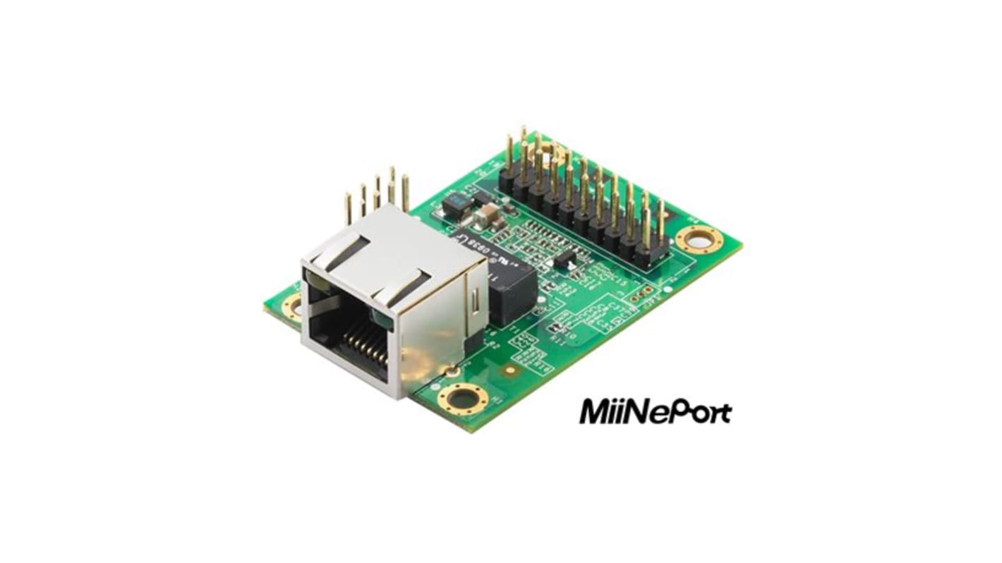 MOXA Device server, 1 Ethernet Port, 1 Serial Port, Ethernet Interface, 230.4kbps Baud Rate