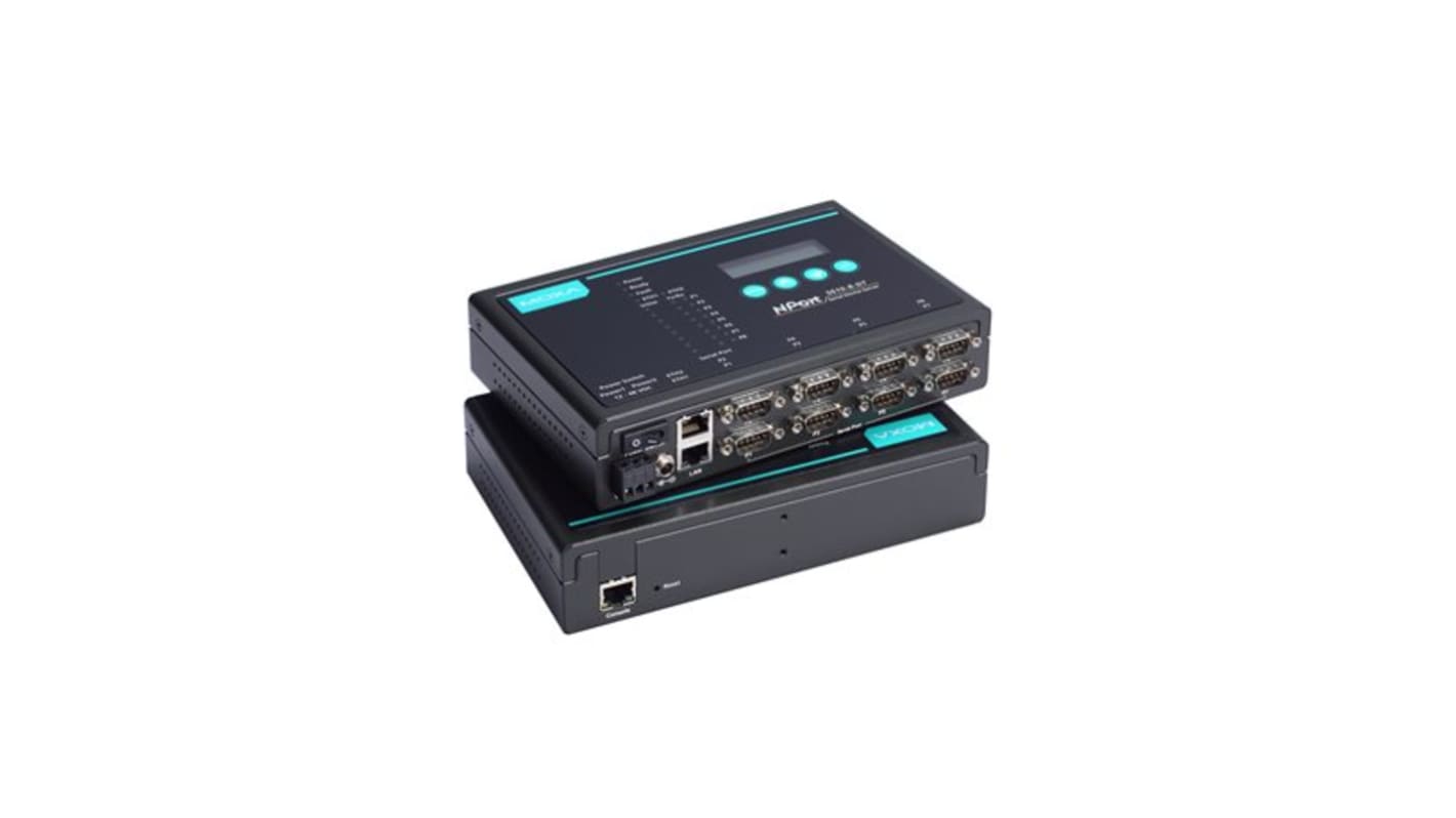 Server per dispositivi MOXA, 8 porte Ethernet, 8 porte seriali, RS232, 921.6KBPS max