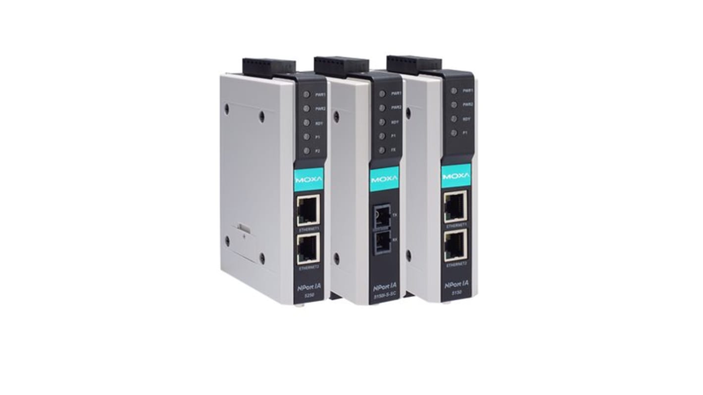 MOXA Geräteserver 1 Ethernet-Anschlüsse 1 serielle Ports RS232, RS422, RS485 230.4Kbit/s