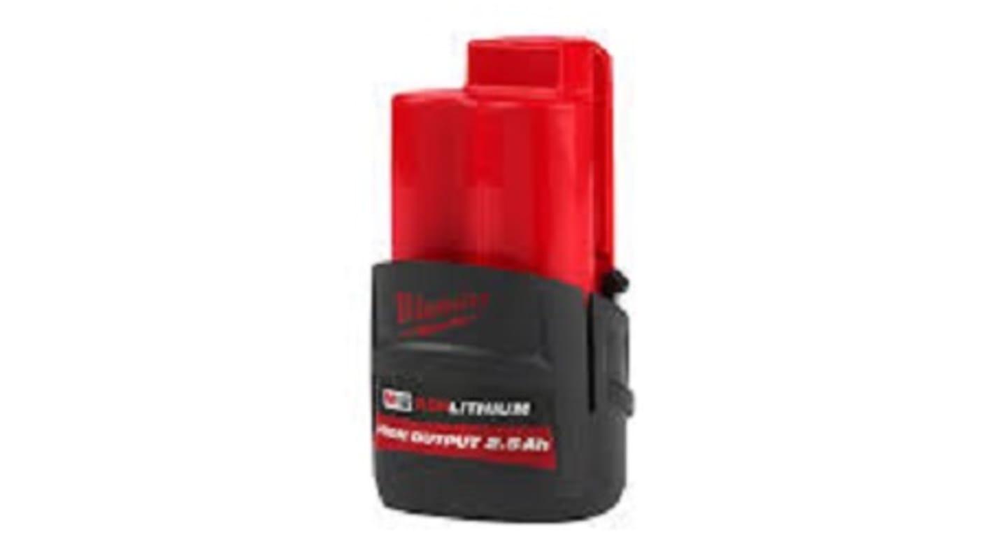 Milwaukee 4932480164 2.5Ah 12V Power Tool Battery, For Use With Power Tools