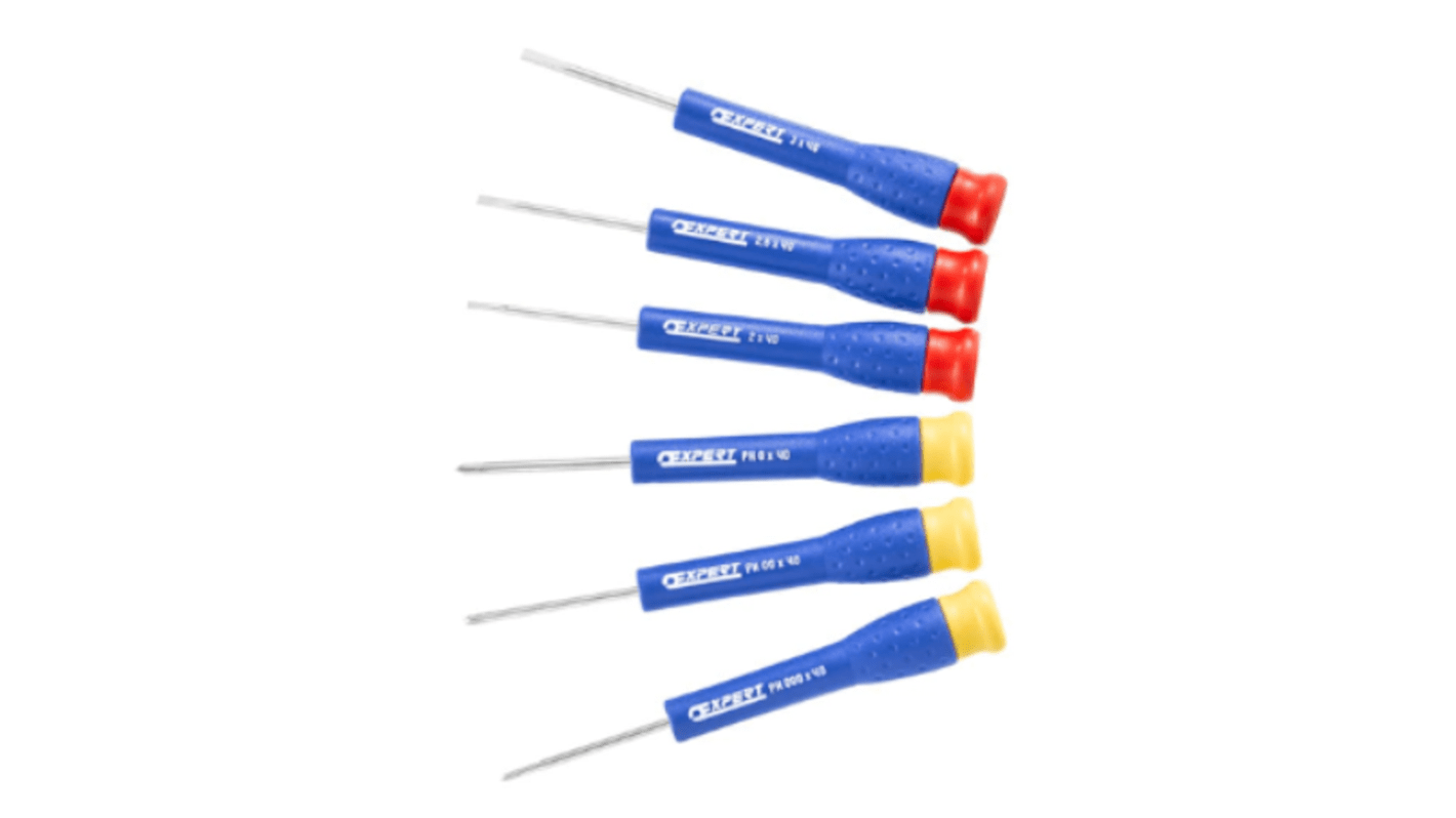 E161102 Expert by Slotted Precision Screwdriver Set RS