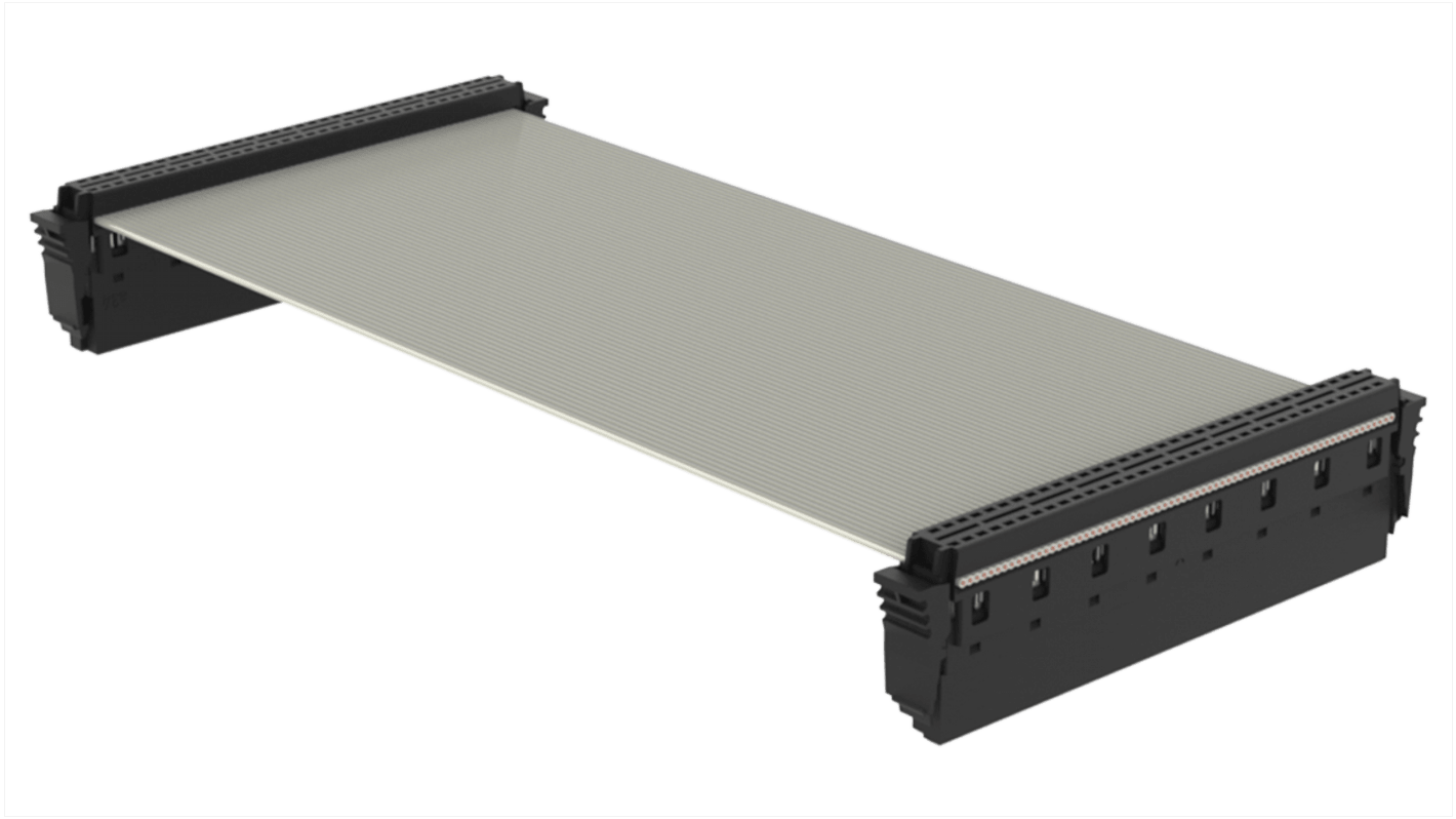 ERNI SMC Series Ribbon Cable Assembly, 300mm Length, AU IDC to AUI IDC