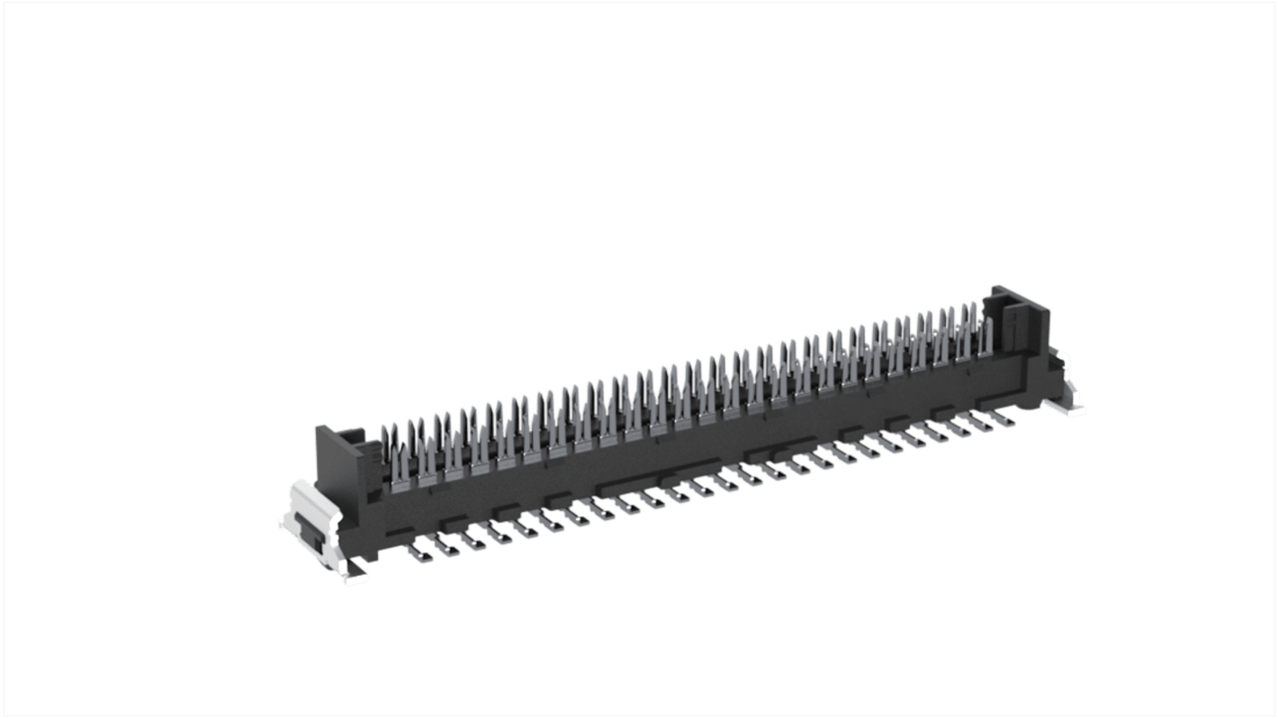 ERNI SMC Leiterplatten-Stiftleiste, 50-polig / 2-reihig, Raster 1.27mm, Ummantelt