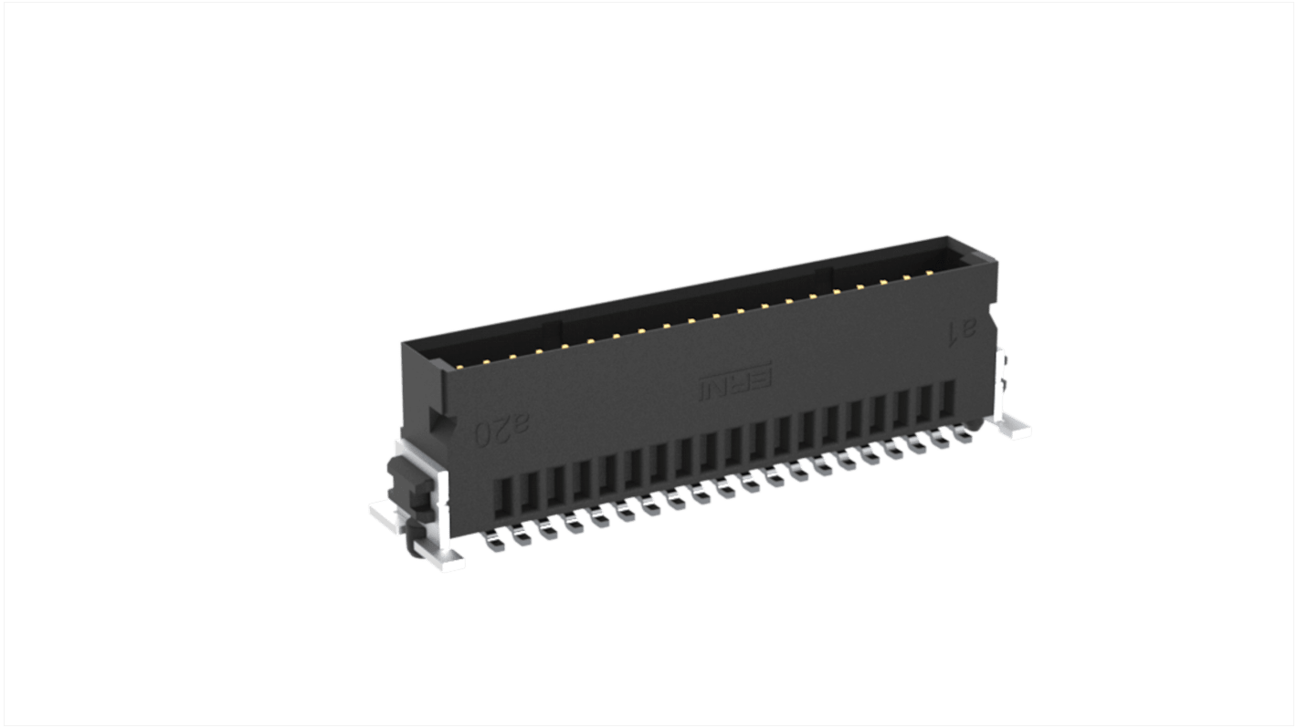 Konektor PCB, řada: SMC, počet kontaktů: 40, počet řad: 2, rozteč: 1.27mm, Povrchová montáž, Krytý