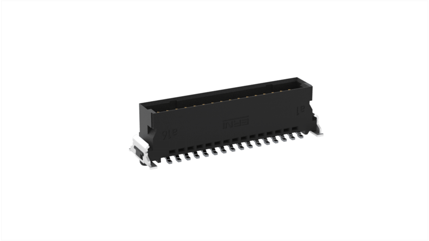 Konektor PCB, řada: SMC, počet kontaktů: 32, počet řad: 2, rozteč: 1.27mm, Povrchová montáž, Krytý