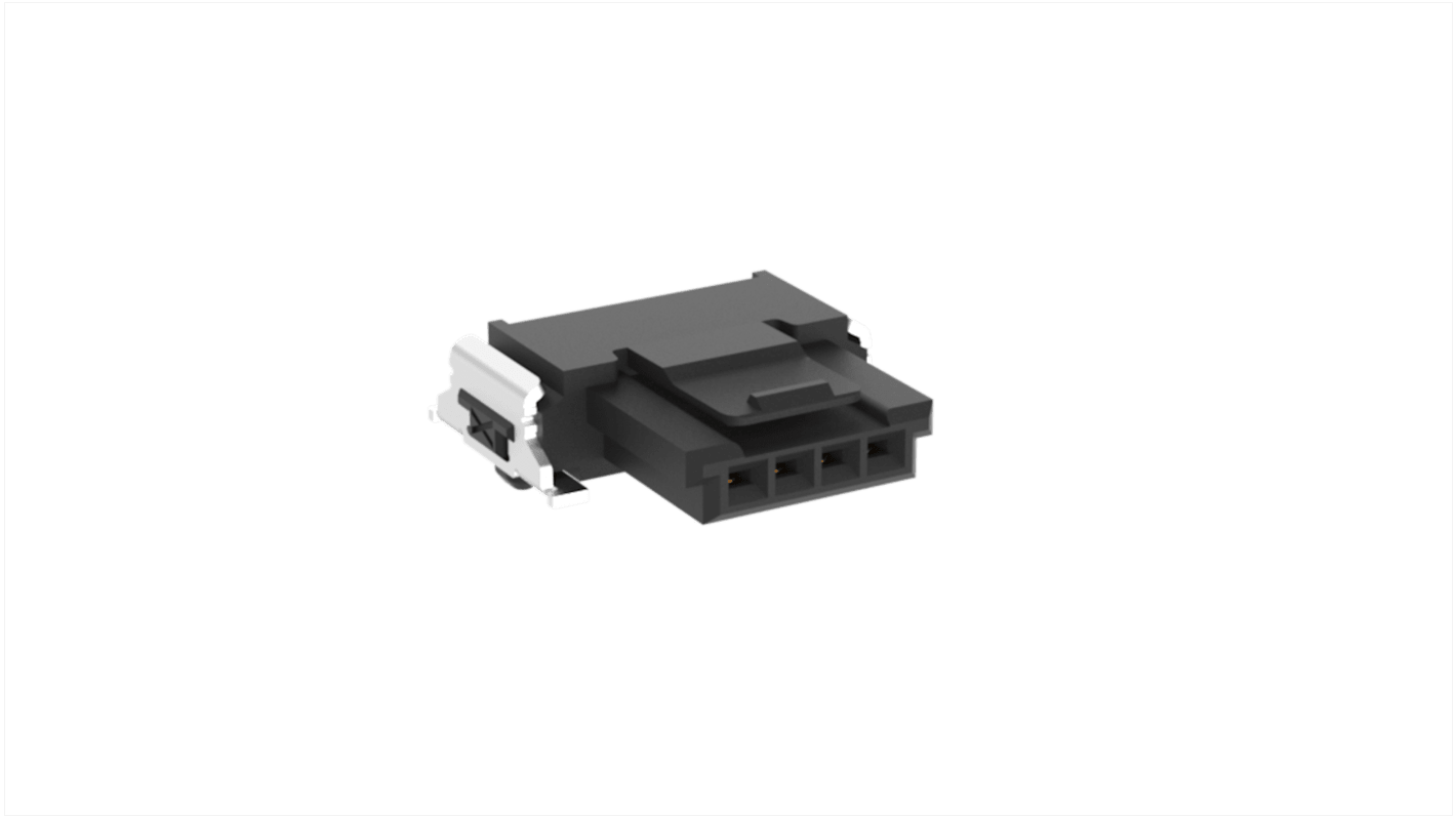 ERNI 基板接続用ソケット 4 極 1.27mm 1 列 表面実装