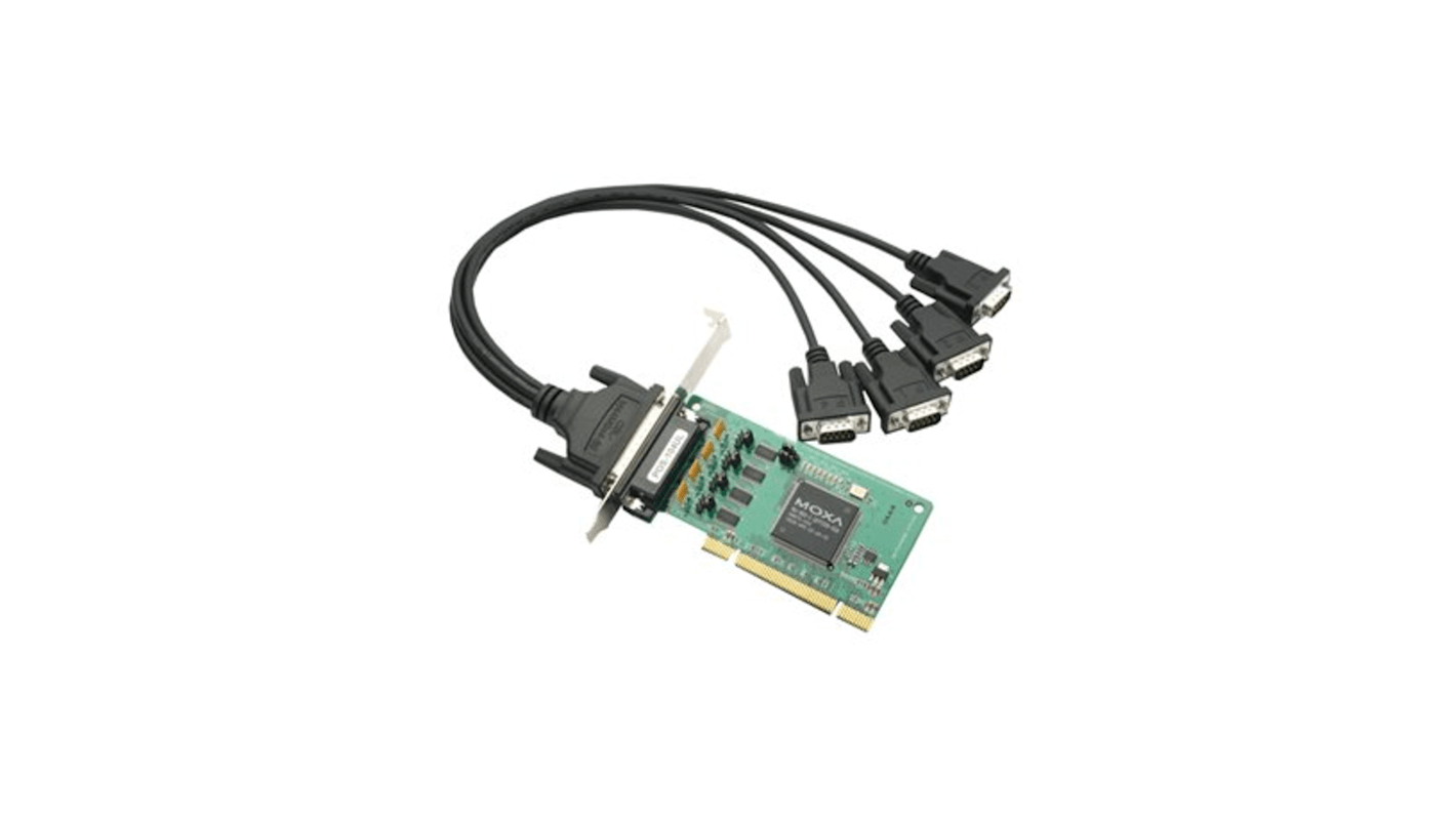 MOXA PCI Erweiterungskarte Seriell, 4-Port RS-232