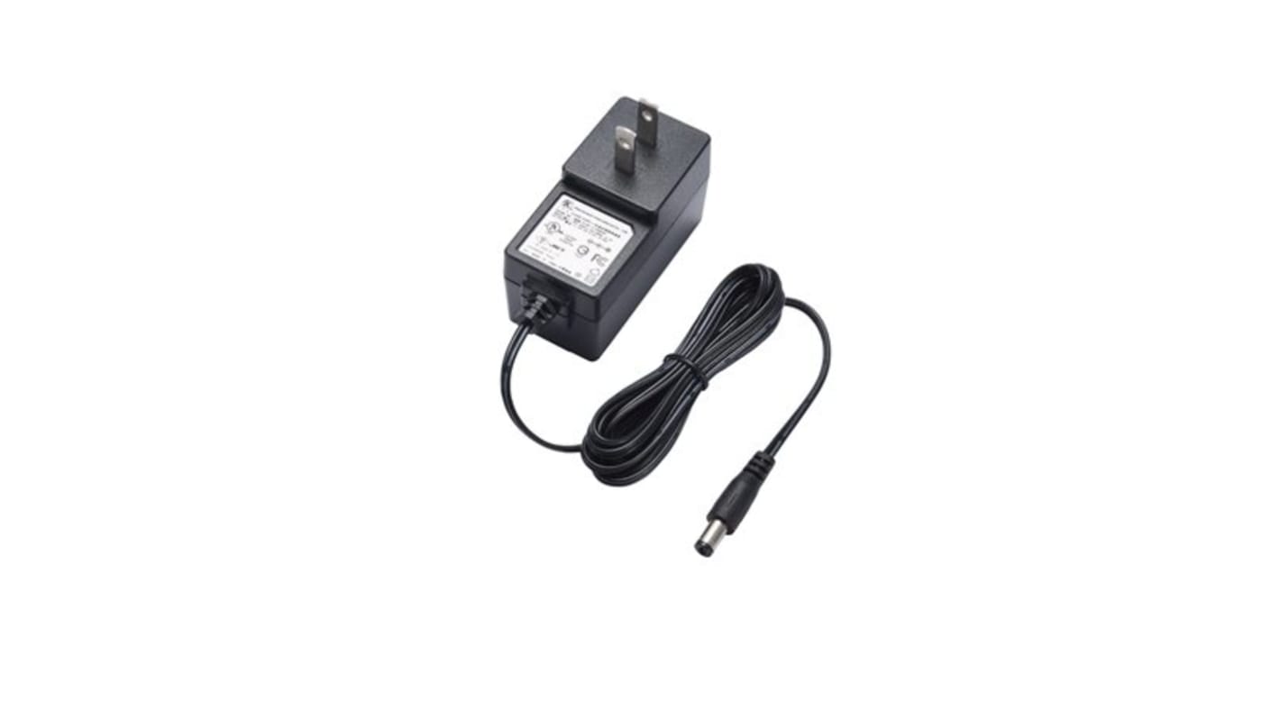 Adapter AC/DC Uwy 12V Iwy 500mA 6W, typ wtyczki: 2-pinowa EU