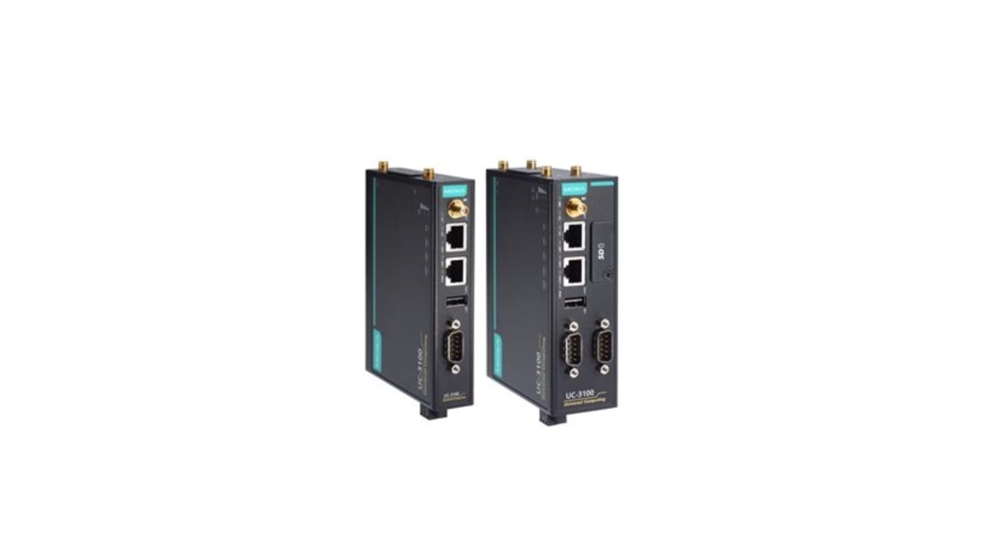 MOXA UC-3100 Industrie-PC 1 Adern, ARM Cortex, 8000 MB 1GHz IP30 für Linux