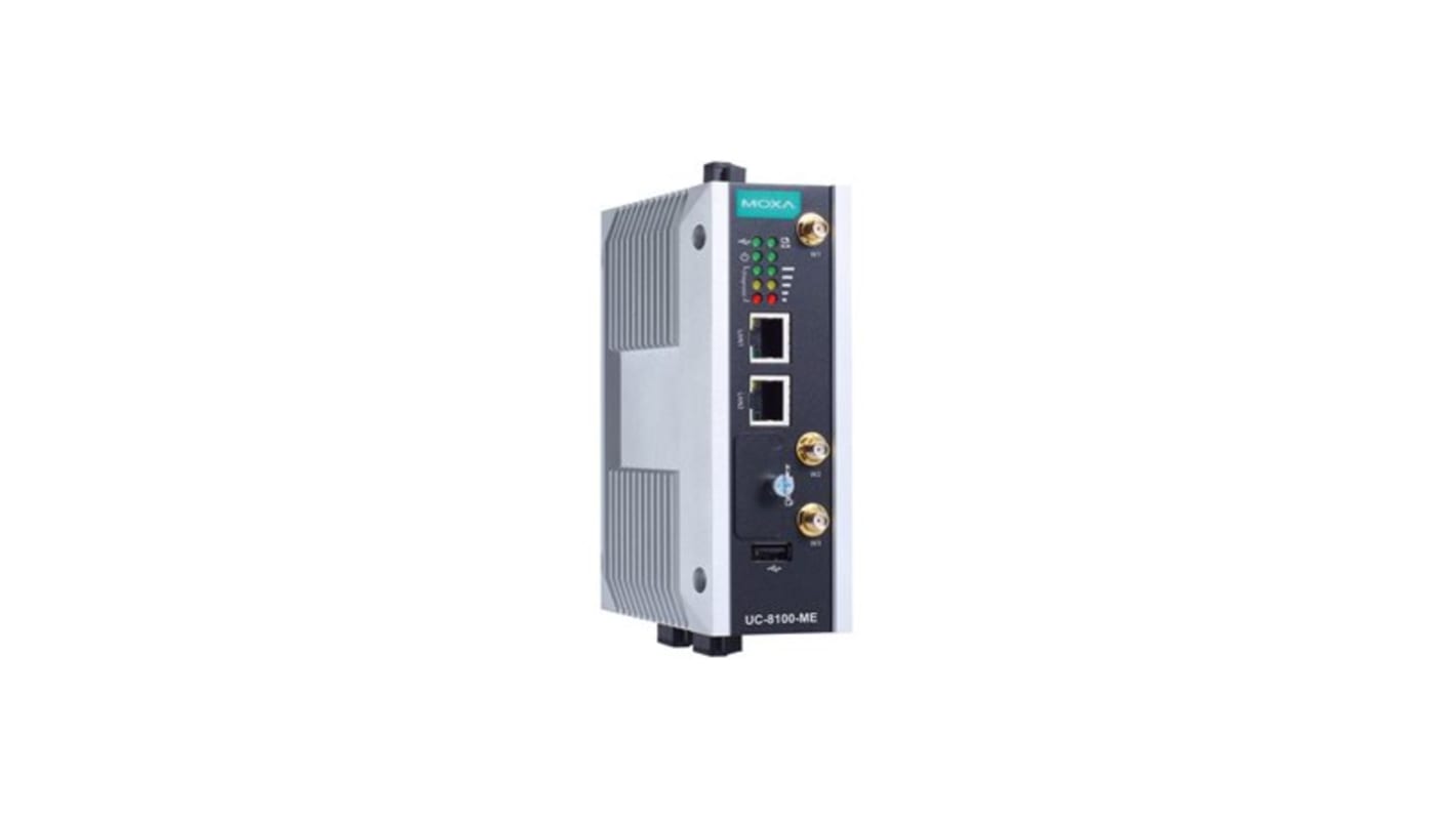 MOXA UC-8100-ME-T Industrie-PC 1 Adern, ARM Cortex, 4000 MB 1GHz IP30 für Linux