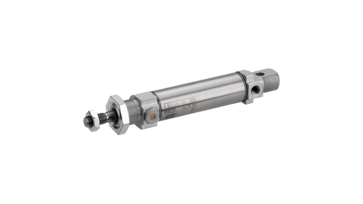 EMERSON – AVENTICS Pneumatic Piston Rod Cylinder - 16mm Bore, 25mm Stroke, MNI Series, Single Acting