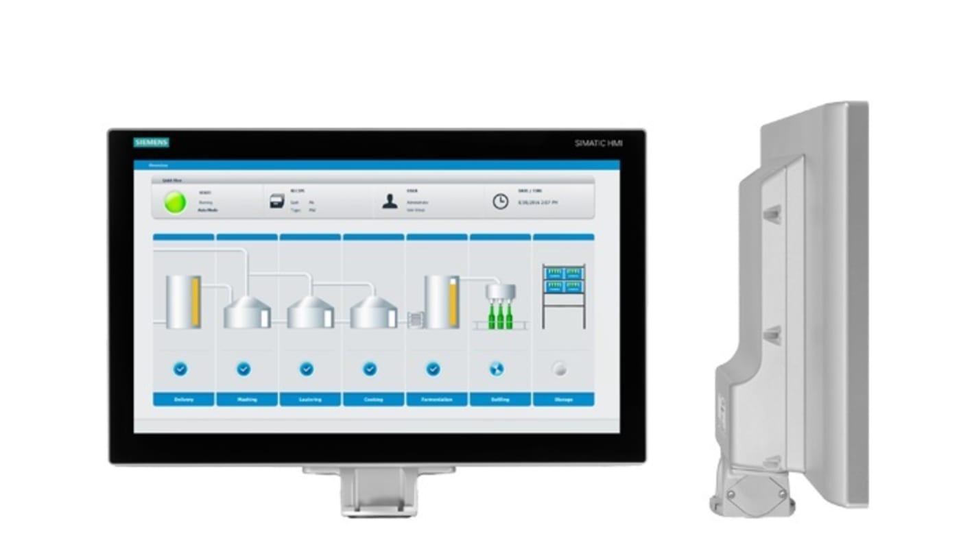 Panel plano Siemens SIMATIC IFP1500 PRO ETH de 15,6", TFT, 1920 X 1080pixels