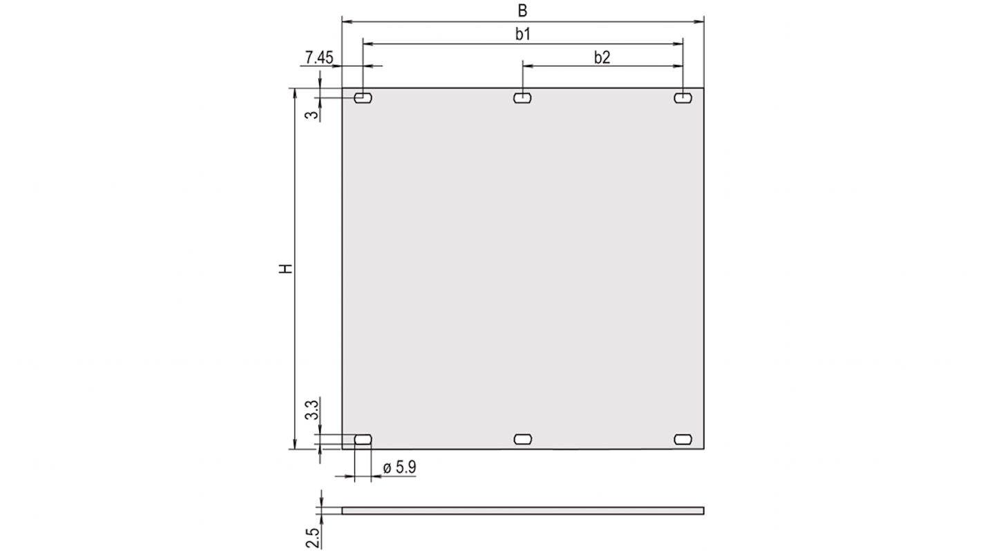 Pannello frontale nVent SCHROFF 3U 6