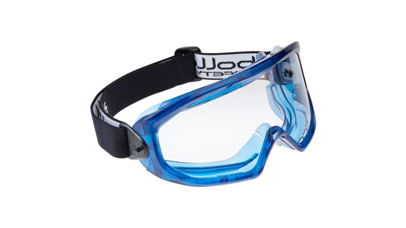 Bolle BLAST Schutzbrille, Carbonglas, Klar mit UV Schutz, Rahmen aus TPR kratzfest