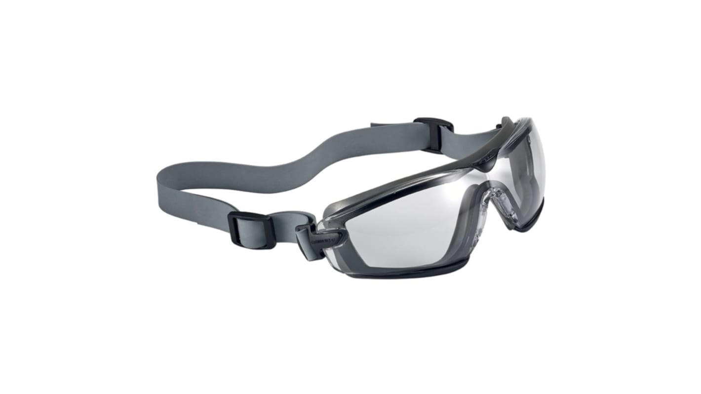 Bolle COBRA TPR, Scratch Resistant Anti-Mist Safety Goggles with Clear Lenses