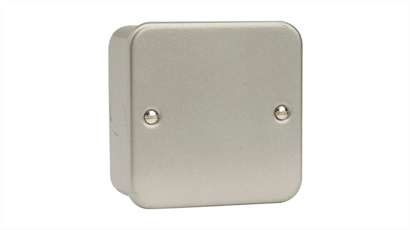 RS PRO Plate for Use with 76mm x 76mm Back Box