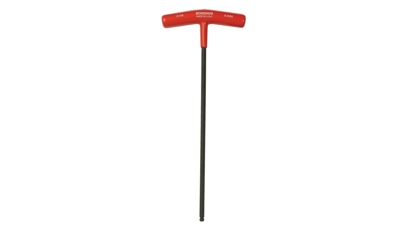 Bondhus T Shape Metric Hex Key, 6mm