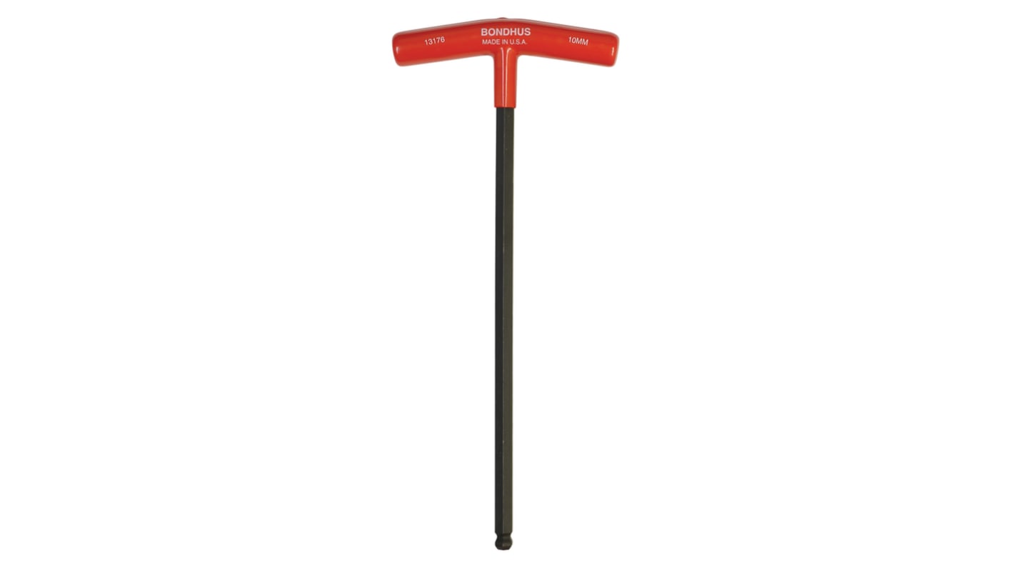 Bondhus T Shape Metric Hex Key, 10mm