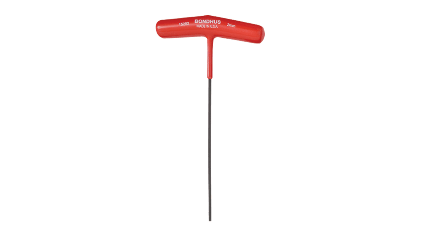 Bondhus T Shape Metric Hex Key, 2mm