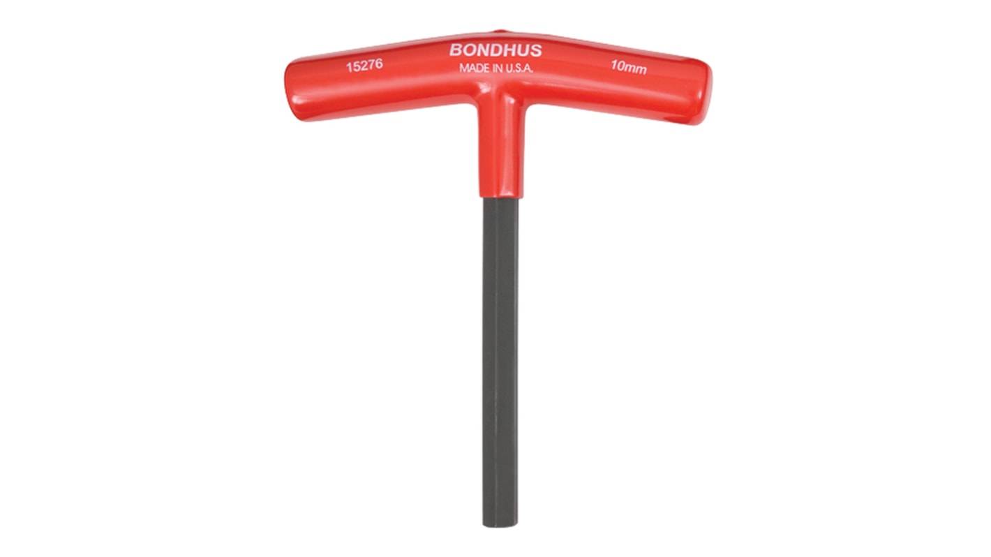 Bondhus T Shape Metric Hex Key, 9mm