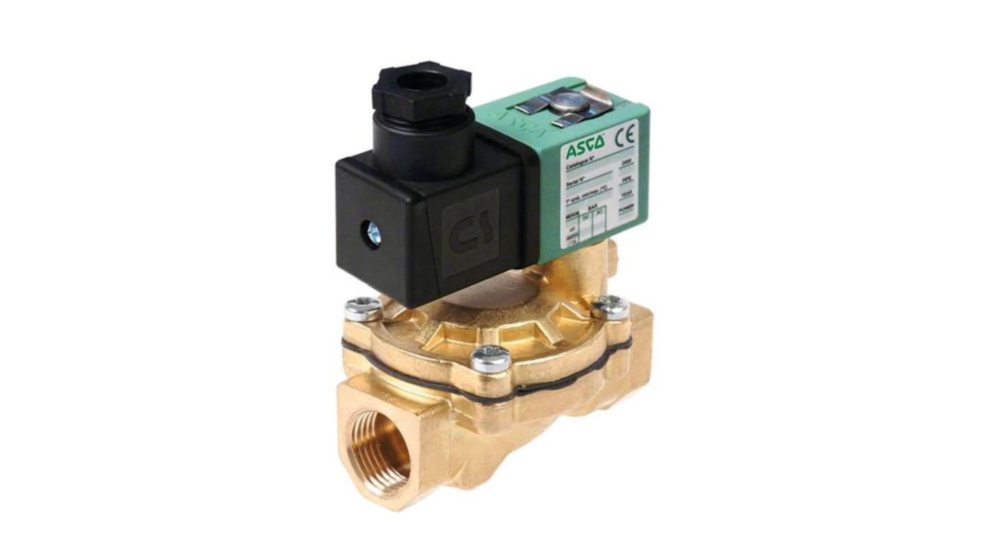 Válvula de solenoide EMERSON – ASCO de 2 puertos, G 3/8 ", Piloto de 24 V dc