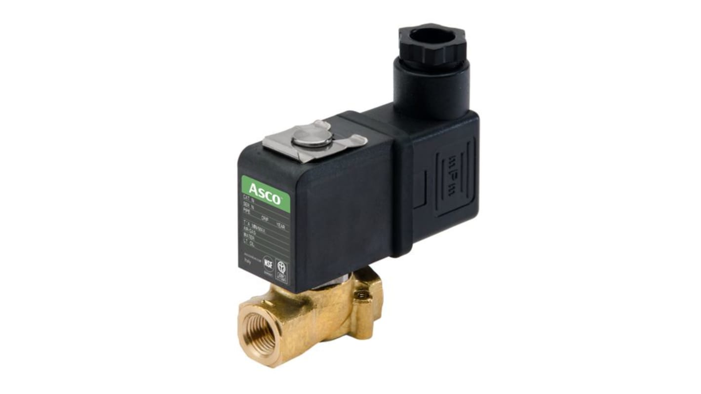 EMERSON – ASCO Solenoid Valve SCG256B404VMS.AC/DC, 2 port(s) , G1/4